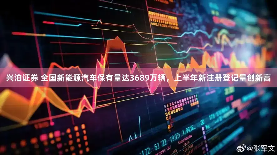 兴泊证券 全国新能源汽车保有量达3689万辆，上半年新注册登记量创新高