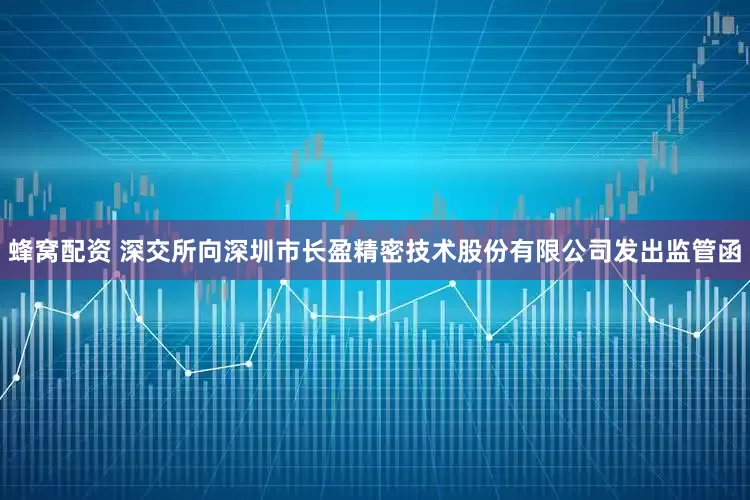 蜂窝配资 深交所向深圳市长盈精密技术股份有限公司发出监管函