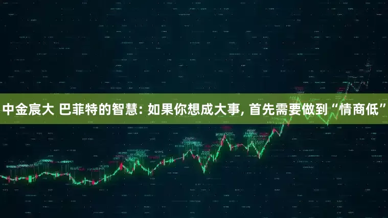中金宸大 巴菲特的智慧: 如果你想成大事, 首先需要做到“情商低”