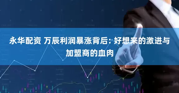 永华配资 万辰利润暴涨背后: 好想来的激进与加盟商的血肉